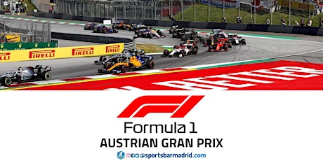 Formula 1 Austria Grand Prix | F1 - Sports Bar Madrid tickets