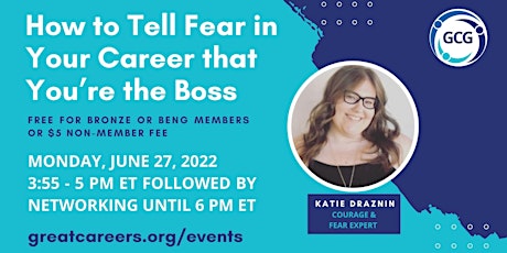 How to Tell Fear in Your Career that You’re the Boss tickets