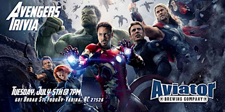 Avengers Trivia at Aviator Pizza & Beer Shop tickets