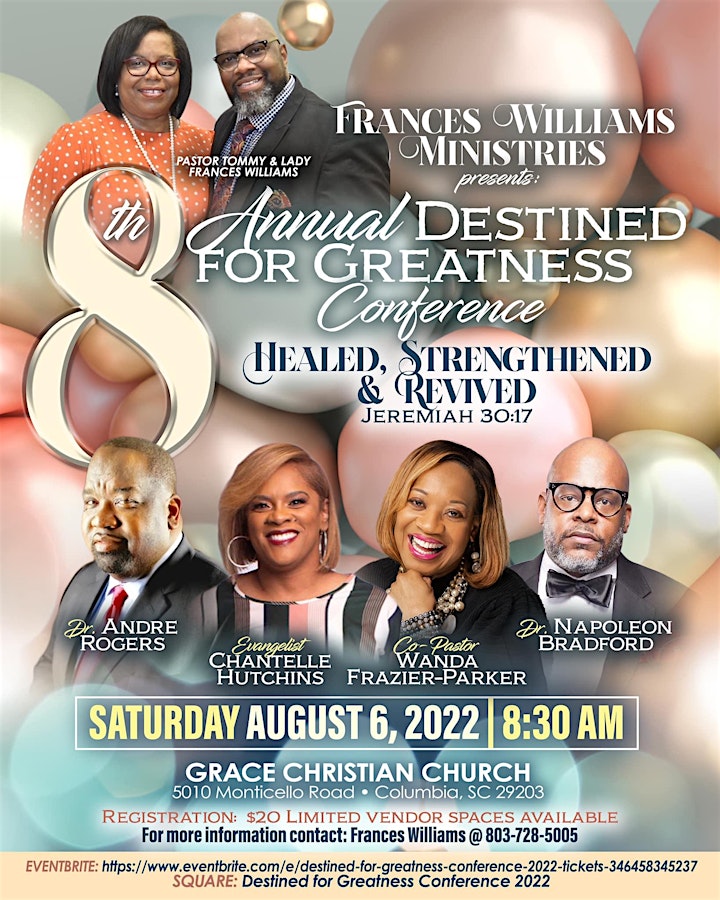 Destined for Greatness Conference 2022 image