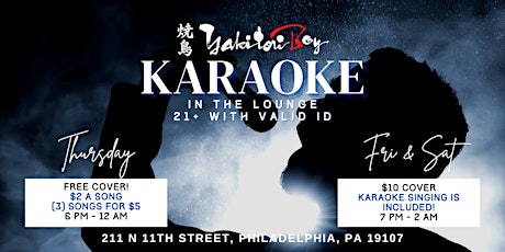 Karaoke Night at Yakitori Boy Japas! tickets