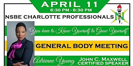 NSBE Charlotte Professionals General Body Meeting primary image