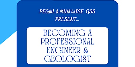 Session with PEGNL - Becoming a Professional Engineer/Geologist primary image