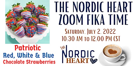 The Nordic Heart Fika Time: Patriotic Chocolate Covered Strawberries primary image