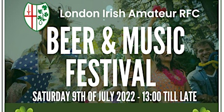 London Irish Amateur RFC Beer, Music & Family Day tickets
