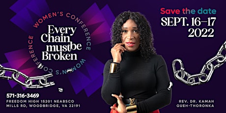 Every chain must be broken women's conference tickets