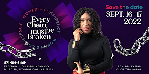 Every chain must be broken women's conference