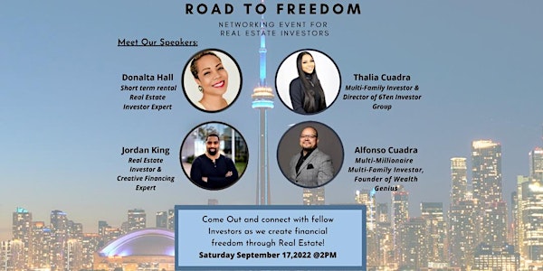 Real Estate: Road To Freedom Networking Event For Investors