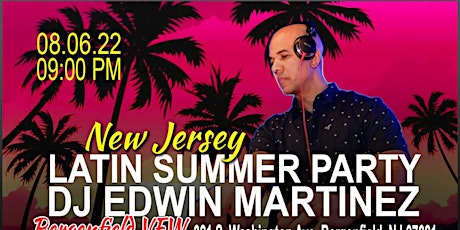 New Jersey Latin Summer Party tickets