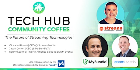 COMMUNITY COFFEE | "The Future of Streaming Technologies" billets