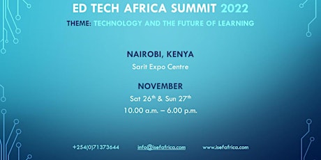 Ed Tech Africa Summit- The Future Of Learning tickets