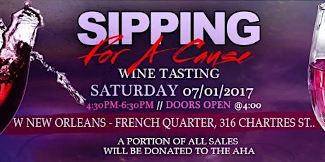 Sipping For A Cause (Wine Tasting) primary image