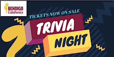 Trivia Night - Bendigo Calisthenics Club Fundraiser tickets