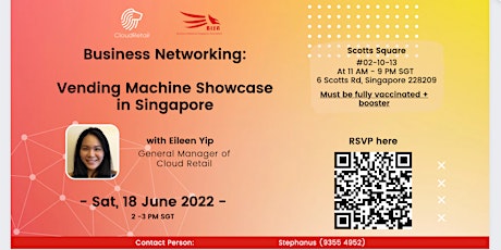 Business Networking: Vending Machine Showcase in Singapore