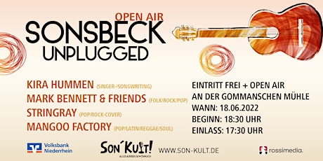 Hauptbild für Sonsbeck Unplugged 2022 Open Air