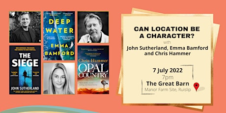 Can Location Be A Character? Chris Hammer, John Sutherland and Emma Bamford tickets