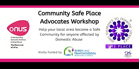 Community Safe Place Advocates Workshop - Antrim & Newtownabbey