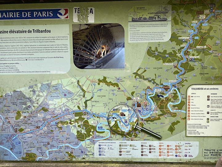 Image pour Tour à vélo le long du Canal de l'Ourcq de Paris à Meaux. Gratuit. 