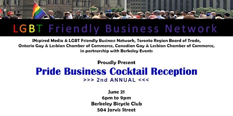 Pride Business Cocktail Recption - 2nd Annual  primary image