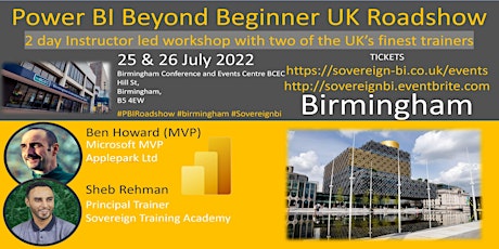 Power BI Beyond Beginner Hands on Workshop. UK Roadshow. Birmingham. tickets
