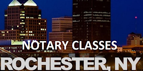ROCHESTER Notary Public Licensing Class primary image