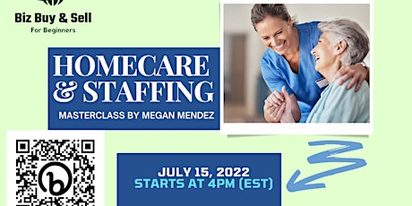 Homecare and Staffing Masterclass by Megan Mendez biglietti