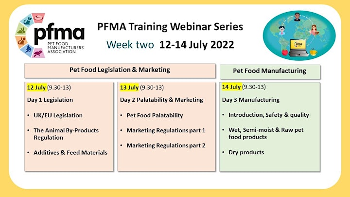 PFMA Pet Food & Nutrition Training Webinars (Full Course or Weekly) image