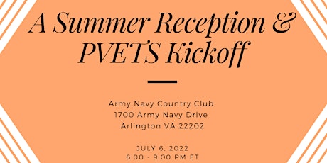 A Summer Reception on the Rooftop and PVETS Kickoff Party tickets
