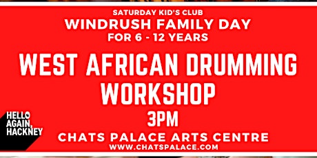 Windrush Family Day: West African Drumming Workshop primary image