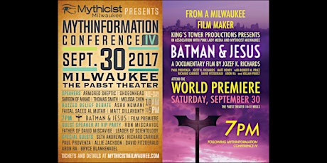 Mythinformation Conference IV: Featuring Batman and Jesus Movie Premiere primary image