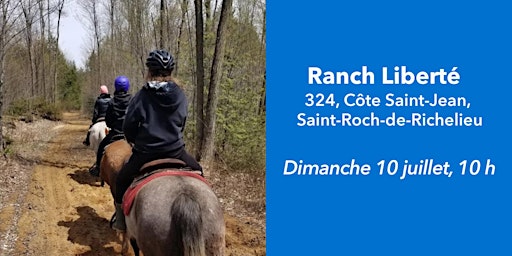 Équitation au Ranch Liberté