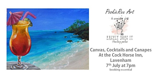 Canvas Cocktails & Canapes -  Sex on the Beach-  Thursday 7th July