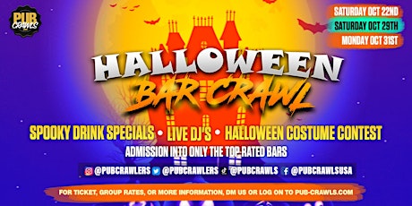 Morristown Official Halloween Bar Crawl tickets