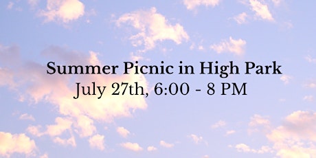 Summer Picnic in High Park