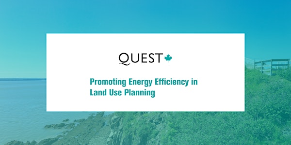 Promoting Energy Efficiency in Land Use Planning Training