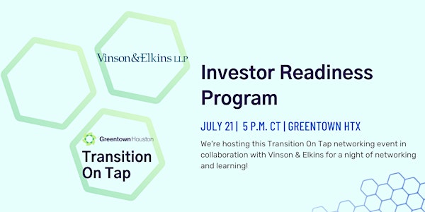 Transition On Tap: Investor Readiness with Vinson & Elkins LLP