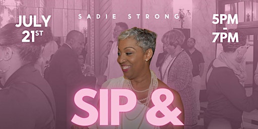 Sadie Strong Sip & Support Happy Hour