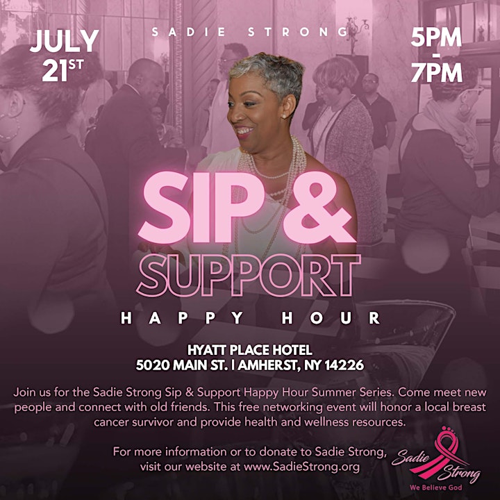 Sadie Strong Sip & Support Happy Hour image
