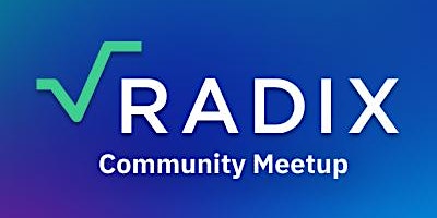 Radix Community Meet Up - Bangalore