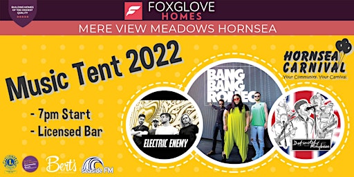 Hornsea Carnival Music Tent 2022 - With Bang Bang Romeo