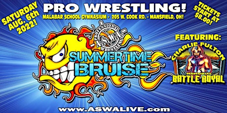 Live Pro Wrestling: ASWA Summertime Bruise 2022! tickets