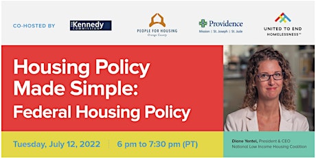Housing Policy Made Simple Workshop: Federal Housing Policy tickets