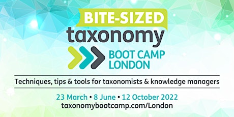 Bite-Sized  Taxonomy Boot Camp October 2022