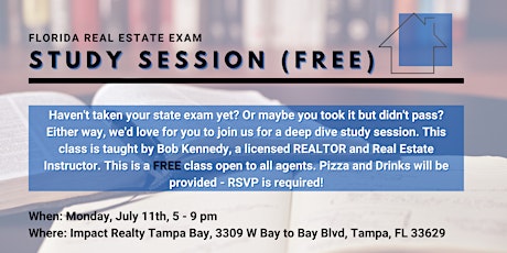 Florida Real Estate Exam Study Session tickets