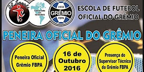 Imagem principal do evento PENEIRA OFICIAL GRÊMIO FBPA