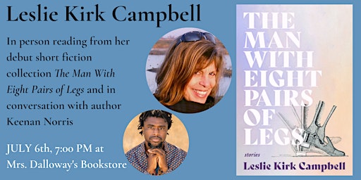Leslie Kirk Campbell In Person Author Reading
