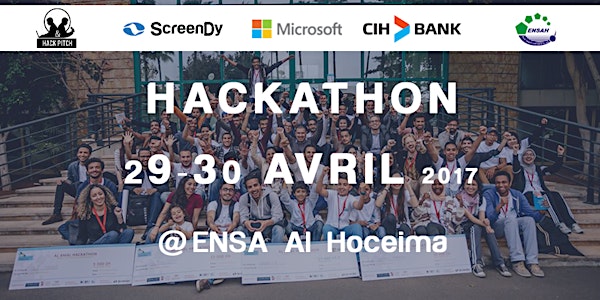 Hack & Pitch Hackathon @ENSA Al Hoceima By ScreenDy