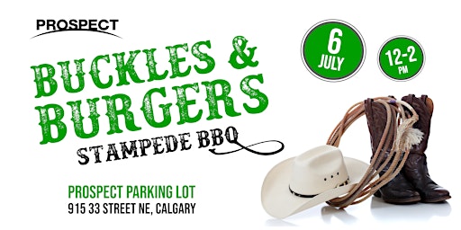 Buckles & Burgers: Prospect Stampede BBQ  invite
