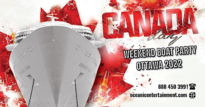 Canada Day Fireworks Boat Party Ottawa 2022 image