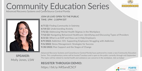 Community Education Series: CareerSource Central FL & ARS